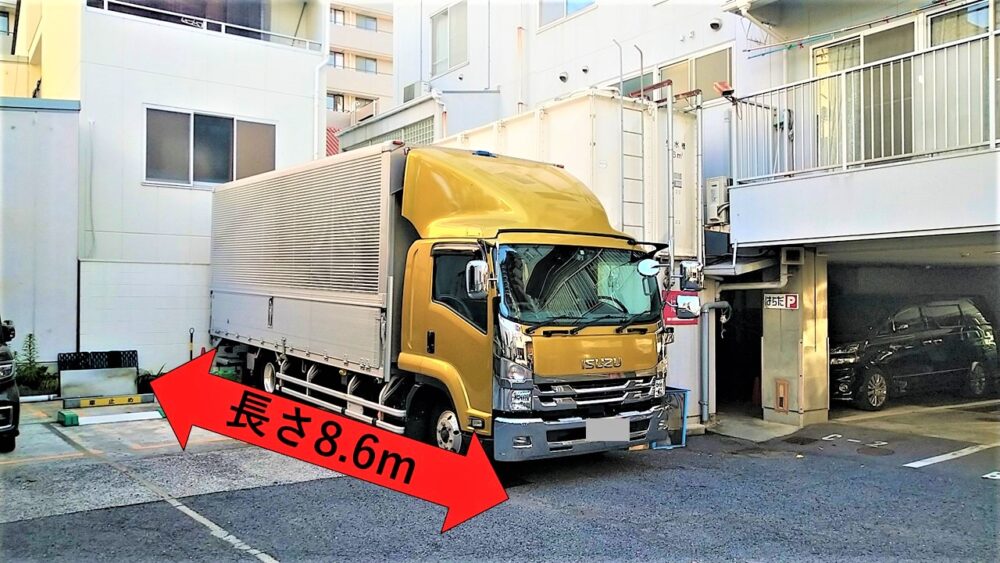旅館はらだの大型車専用駐車場について 旅館はらだの大型車専用駐車場について