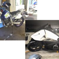 バイク駐車場　AKIRA DJEBEL