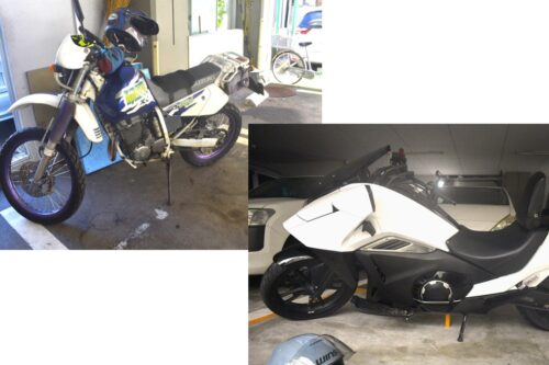 バイク駐車場　AKIRA DJEBEL