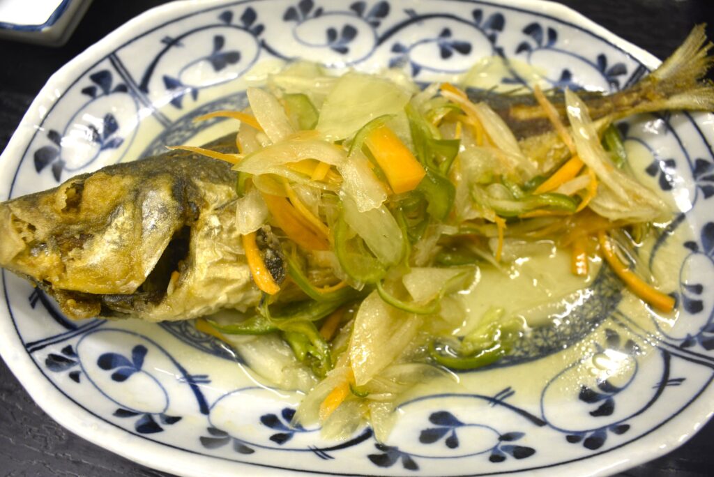 夕食　南蛮漬け