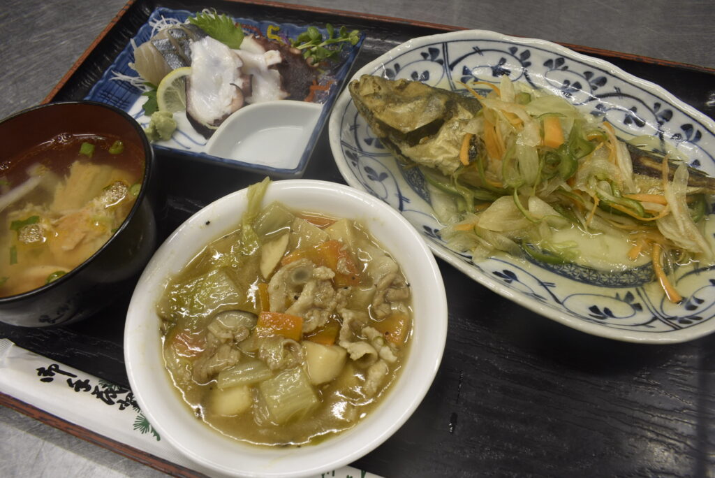 夕食　南蛮漬け