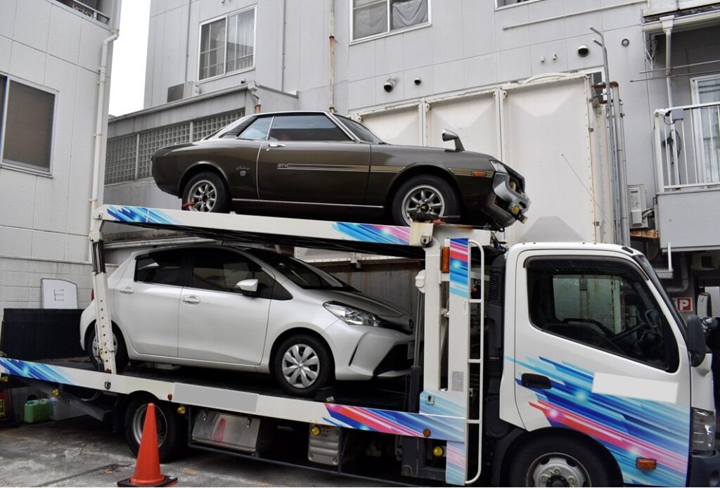 セリカ　大型車　駐車場